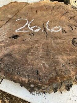 Northern California Walnut Slab Table Cutting Board Epoxy Wood Project