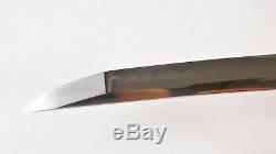 O-Kissaki Katana Clay Tempered 1095 Carbon Steel Heavy Cutting Japanese Sword