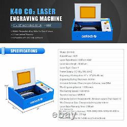 OMTech 40W 12x 8 CO2 Laser Engraver Cutter Cutting Engraving Machine K40 DIY