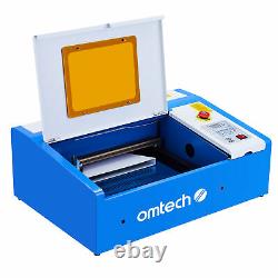 OMTech 40W CO2 Laser Engraving Cutting Machine Engraver Cutter 12x8 in. K40