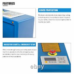 OMTech 50W 20x12 Bed CO2 Laser Engraving Cutting Machine Ruida Engraver Cutter