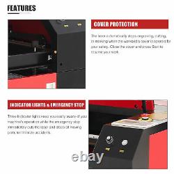OMTech 80W CO2 Laser Cutting Machine with 28x20 Bed USB Port and Ruida Controls