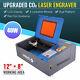 Omtech Co2 Laser Engraver Cutter Engraving Cutting 12x 8 40w Lcd Red Dot K40