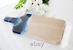 Ocean Theme Wood Cutting Board with handle or Cheese Serving Board Party Tray