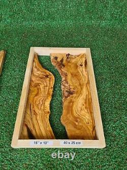 Olive Wood River Charcuterie Board, River Set, Olive Wood For Epoxy Board, DIY