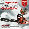 Oppsdecor 62cc Gasoline Powered Chainsaw 20 Bar Engine Wood Cutting 2 Cycle