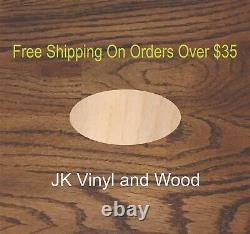 Oval Wood Cutout, Laser Cut Wood, Craft Wood, Crafting Supply. Ovals