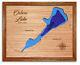 Oxbow Lake New York 3d Laser Cut Wood Lake Map. Lake House Decor