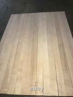 PREMIUM 1-3/4 x 12/18/36 CUTTING BOARD BLANK Curly HARD Maple Wood Squares