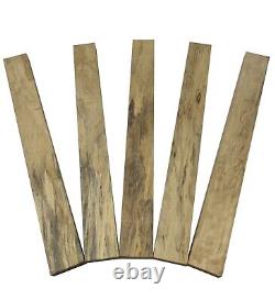 Pack Of 10, Spalted Tamarind Cutting Board Blocks Lumber Board 3/4 x 2 x 16