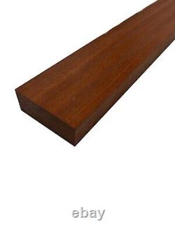 Pack Of 5, Bloodwood Cutting Board Blocks Lumber Board 3/4 x 2 x 36