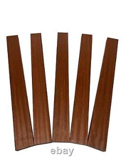 Pack Of 5, Bloodwood Cutting Board Blocks Lumber Board 3/4 x 2 x 42