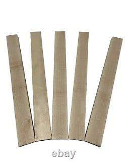 Pack Of 5, Hard Maple Cutting Board Blocks Lumber Board 3/4 x 2 x 42
