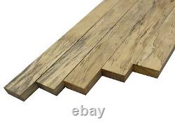 Pack Of 5, Spalted Tamarind Cutting Board Blocks Lumber Board 3/4 x 2 x 18
