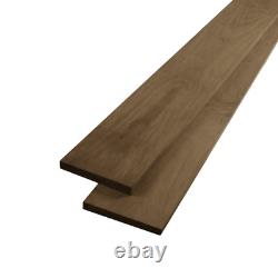 Pack of 12, Black Walnut Lumber Boards Cutting Board Blocks 3/4 x 2 x 21
