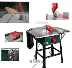 Parkside Bench Table Saw 2000w 254mm PTK2000 E3 Laser Beam For Cutting Line
