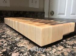 Piano end grain cutting board butcher block Delta Wood Products