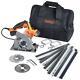 Plunge Saw With Guide Track Compact 28mm Cutting Depth Blades & Carry Bag 1050w