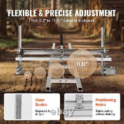 Portable Chainsaw Mill 14-36 Guide Bar and 9ft Aluminum Rail Mill Guide System