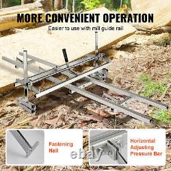 Portable Chainsaw Mill 14-36 Guide Bar and 9ft Aluminum Rail Mill Guide System