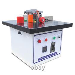 Portable Double Side Gluing Wood Banding Machine 1200W Self Cutting Edge Bander