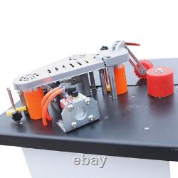 Portable Double Side Gluing Wood Banding Machine 1200W Self Cutting Edge Bander