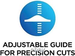 Precision Wood Base Guillotine Cutter, Heavy-Duty 15 Sheets, Self-Sharpening