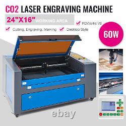 Preenex 60W 16 × 24 Inch CO2 Laser Cutting Engraving Machine Engraver Cutter