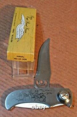 RARE NEW Vtg PARKER Cut Co HILLBILLY AK-808 KNIFE Barry Woods Opening Type