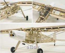 RC PLANE balsa wood laser cut 1600mm airplane kit DIY for adults building gift