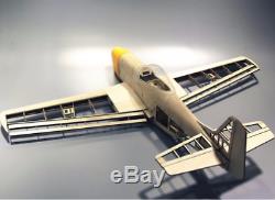 RC Plane Laser Cut Balsa Wood Airplane building Kit P51 with motor 1000mm NEW