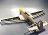 Rc Plane Laser Cut Balsa Wood Airplane Building Kit P51 With Motor 1000mm New