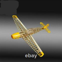 RC Plane Laser Cut Balsa Wood BF 109 Airplane Model Building Kit+Hardware Parts