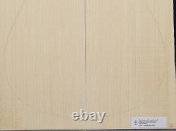 RED SPRUCE 2 Sequential Cut Soundboards Luthier Tonewood Guitar Wood RSAGAAD-045