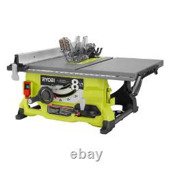 RYOBI 13 Amp 8-1/4 in. Table Saw Compact Corded Electric Portable Lightweight