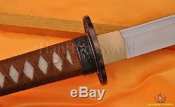 Real Handmade Katana Samurai Japanese Bird Sword 1060 Steel Blade Can Cut Bamboo