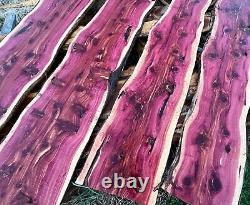 Red Cedar Live Edge Slab / Kiln Dried & Planed / Various Sizes / 1.5 Thick