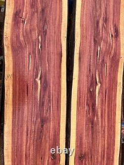 Red Cedar Live Edge Slab / Kiln Dried & Planed / Various Sizes / 1.5 Thick