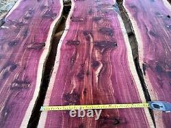 Red Cedar Live Edge Slab / Kiln Dried & Planed / Various Sizes / 1.5 Thick