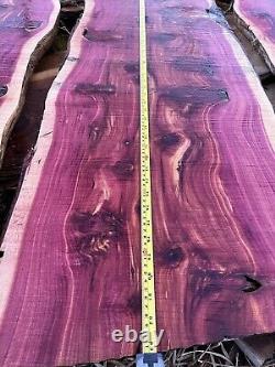 Red Cedar Live Edge Slab / Kiln Dried & Planed / Various Sizes / 1.5 Thick