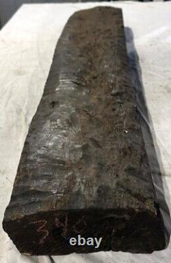 Reduced Gabon Ebony Log Segments-You Cut to Size-27 lbs Exotic Wood (Item 340)