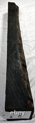 Reduced Gabon Ebony Log Segments-You Cut to Size- 28 lbs Exotic Wood (Item 13)