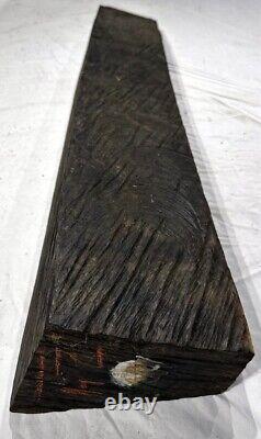 Reduced Gabon Ebony Log Segments-You Cut to Size- 32 lbs Exotic Wood (Item 24)