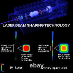 SCULPFUN S9 90W Effect CNC Laser Engraving Cutting Machine 410x420mm Engraver US