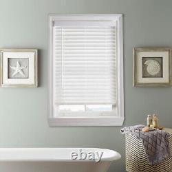 SHIPS 1-2 DAYS Custom Cut Ultra Premium 2 Faux Wood Blinds Hundreds of Sizes