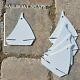 Sailboat Ornaments Blank -white Finished-diy For Bulk Craft Projects 1000 Piece