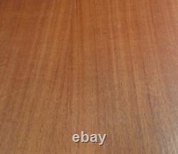 Sapele Ribbon Mahogany wood veneer 48 x 96 on wood backer A grade 1/25 thick