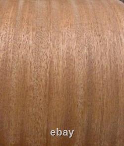 Sapele Ribbon Mahogany wood veneer 48 x 96 on wood backer A grade 1/25 thick