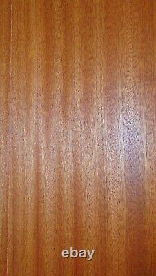 Sapele Ribbon Mahogany wood veneer 48 x 96 on wood backer A grade 1/25 thick