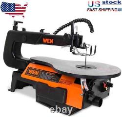 Scroll Saw Machine 16 Inch Variable Speed Two-Direction with Work Light Cut Wood